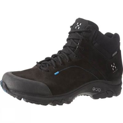 Botas Haglofs Ridge Mid GT Hombre Negras / Azules - Chile CEG468571